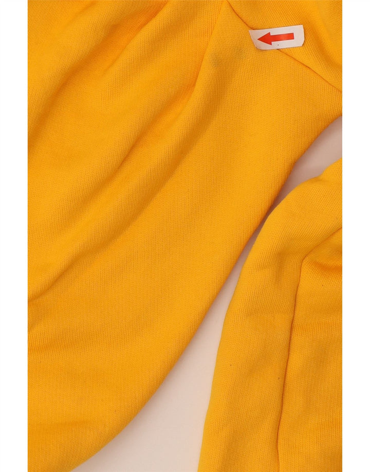 Zara Mujer Oversize Sudadera De Manga 3/4 Jersey UK 10 Small Amarillo