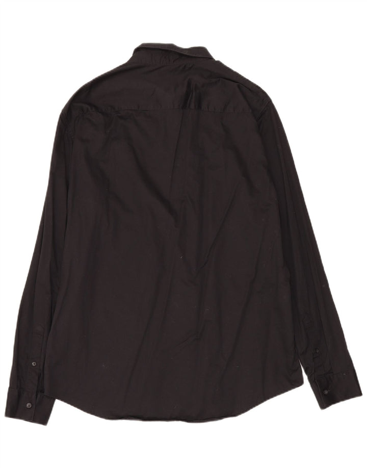 Camisa Armani Exchange Hombre XL Algodón Negro