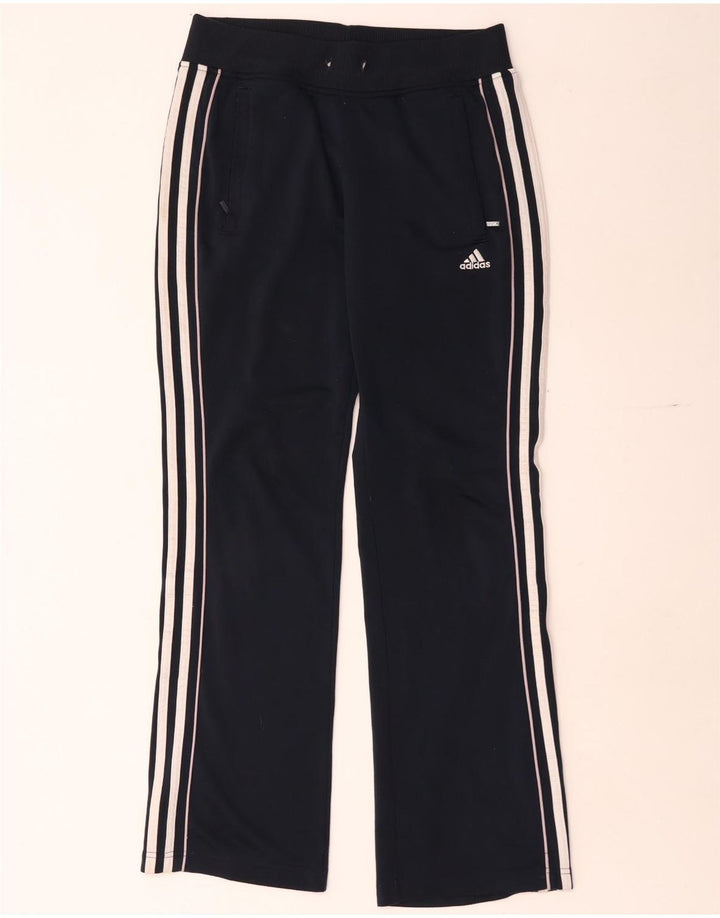 Adidas Pantalones de chándal para mujer UK 10 Small Black Poliéster