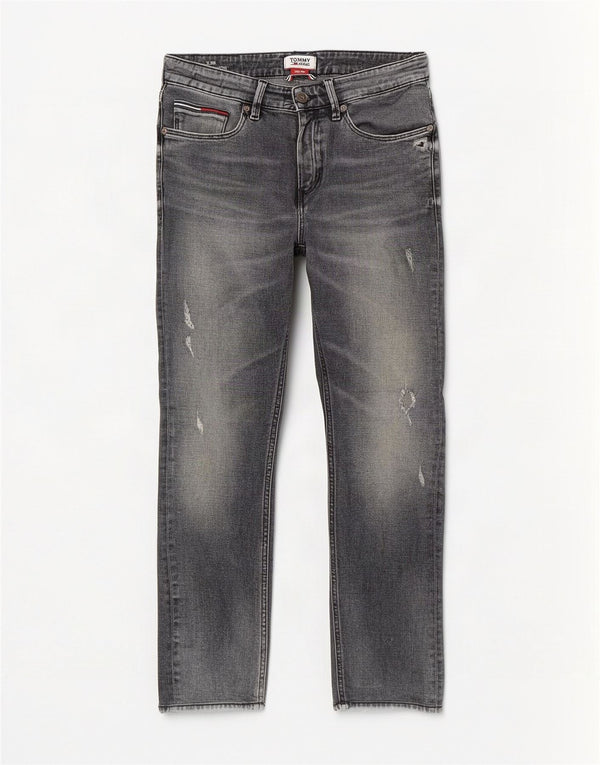 Tommy Hilfiger Vaqueros Slim Desgastados Scanton para Mujer W30 L27 Algodón Gris