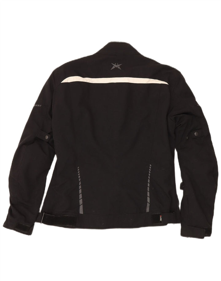 ALIKE Chaqueta motociclista Moto Racer para mujer UK 40 XL Negro Colorblock