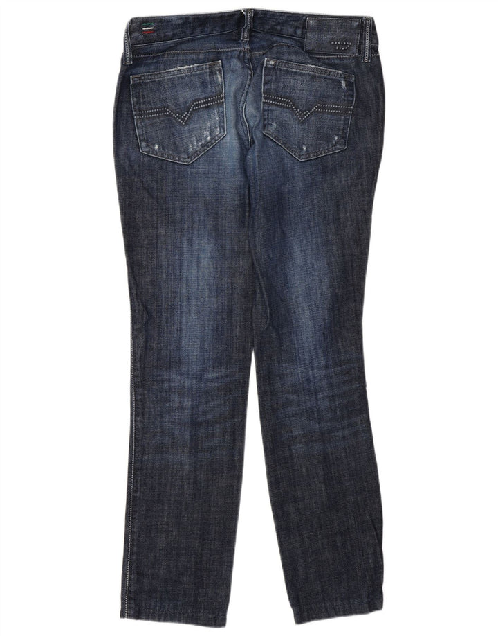 Diesel Mujer Cuddy Vaqueros Slim Desgastados W27 L30 Algodón Azul