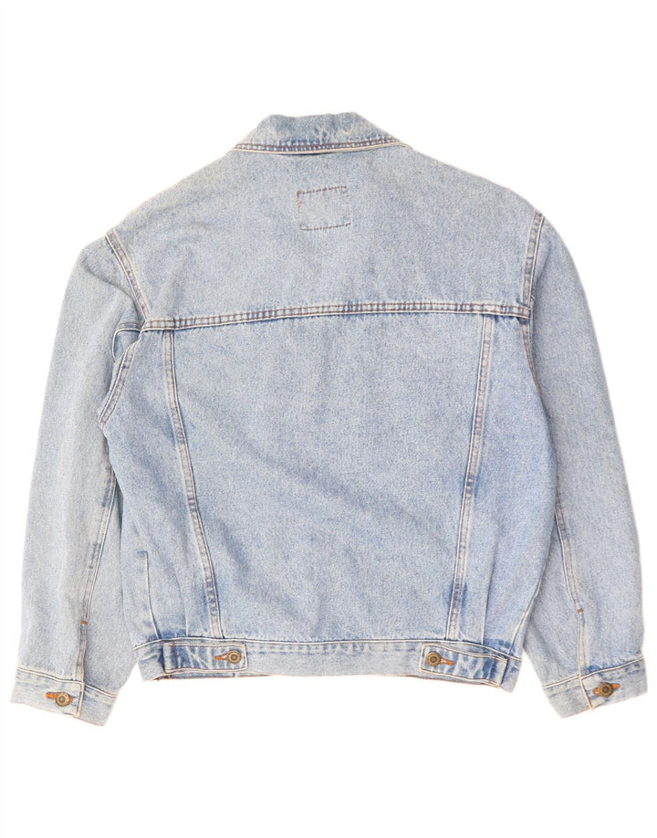 VINTAGE Chaqueta vaquera para mujer EU 42 Algodón azul grande