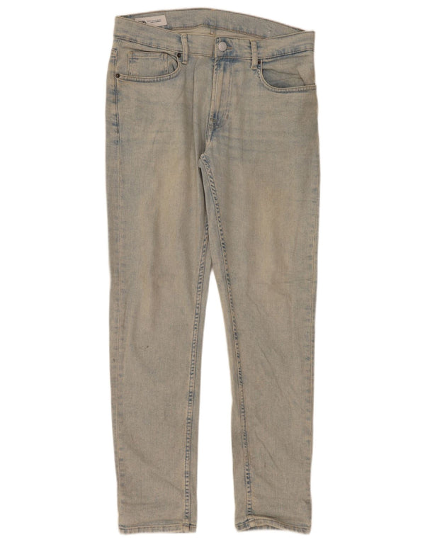 Zara Mens Slim Jeans EU 42 Grande W32 L32 Algodón Azul