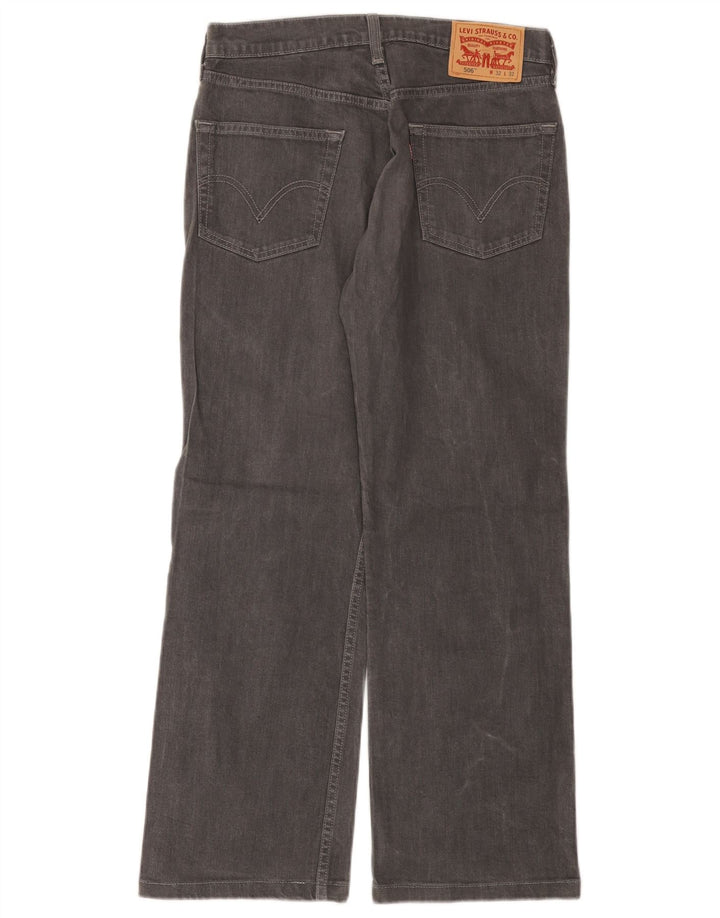 Levi's Jeans rectos 506 para hombre W32 L28 Algodón gris