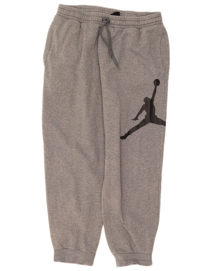 Jordan Pantalones De Chándal Gráficos Para Hombre Joggers Grande Gris Moteado