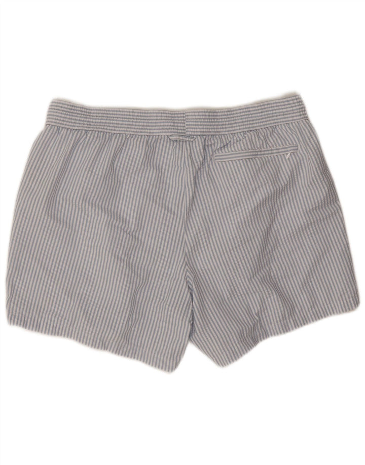 Marks & Spencer Bañador para hombre XL Azul Poliéster a rayas