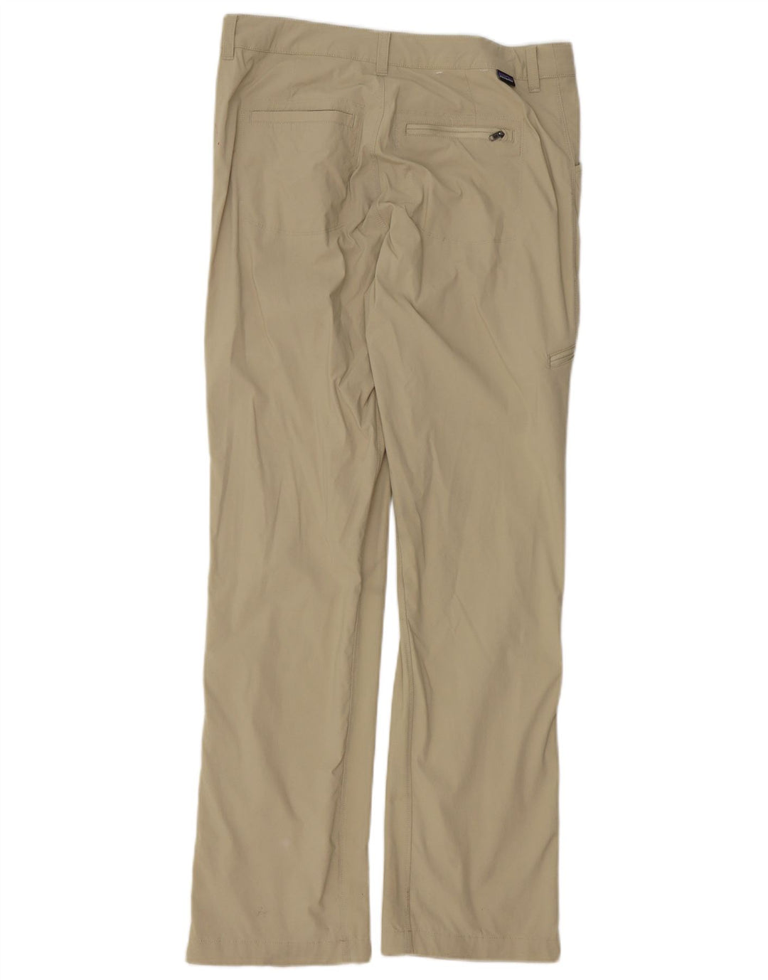 PATAGONIA Pantalones cargo rectos para mujer US 6 Medium W32 L32 Beige Nylon