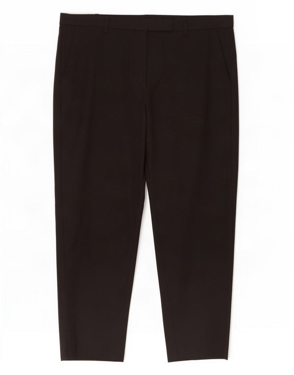 Marks & Spencer Pantalones Cortos Cónicos para Mujer UK 18 XL W38 L25 Negro