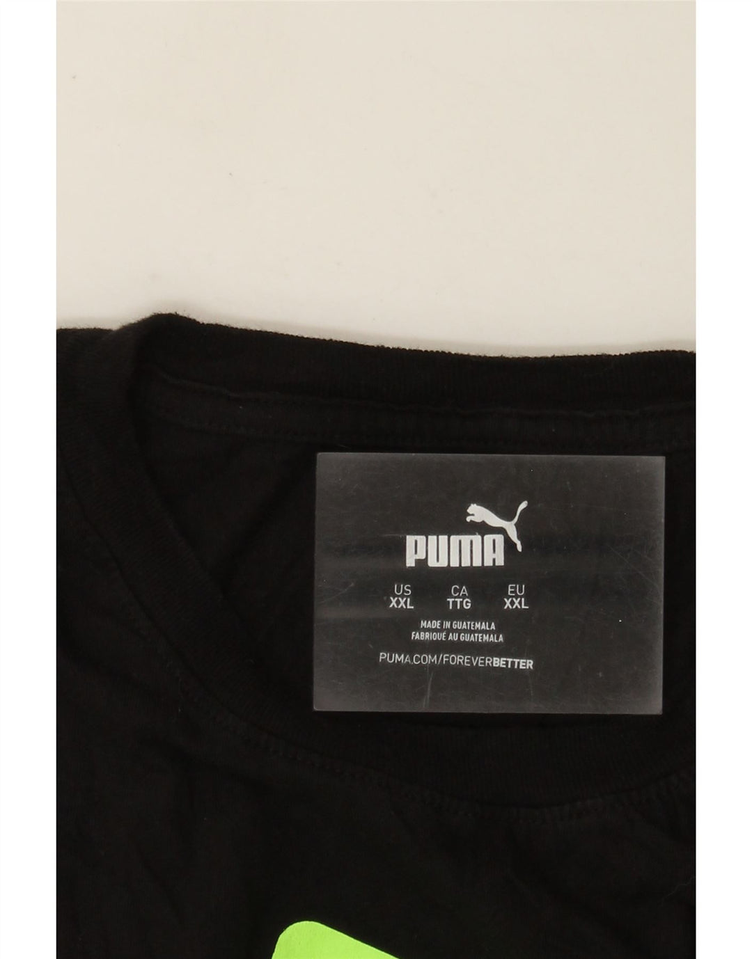 Puma Camiseta gráfica para hombre Top 2XL Negro
