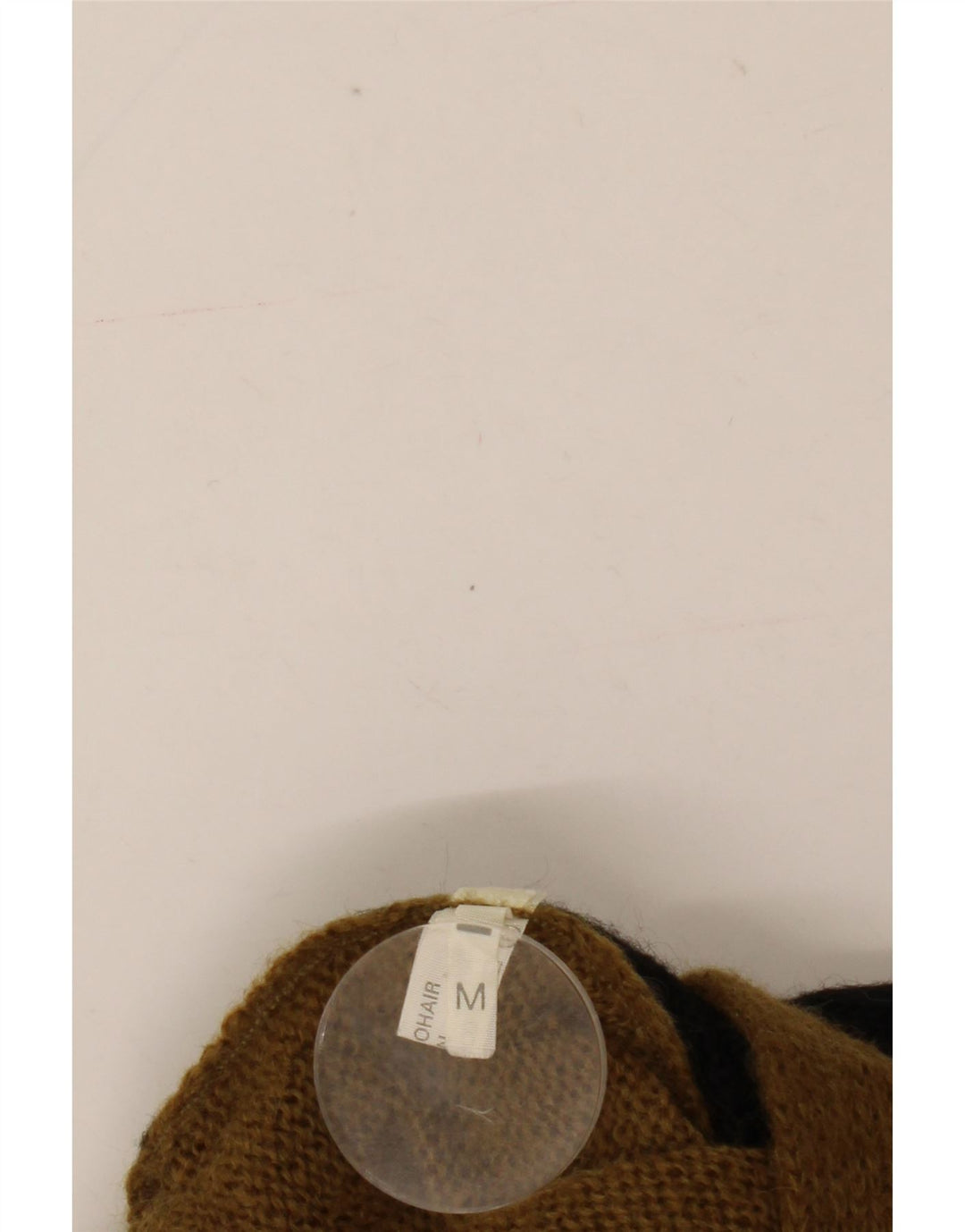 VINTAGE Mujer Barco Cuello Jersey Suéter Reino Unido 14 Medio Negro Colorblock