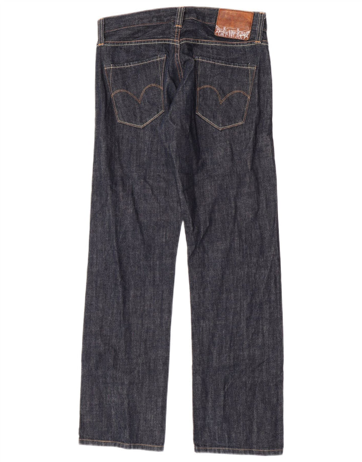 Vaqueros Levi's Mujer Rectos W30 L31 Azul Marino Algodón