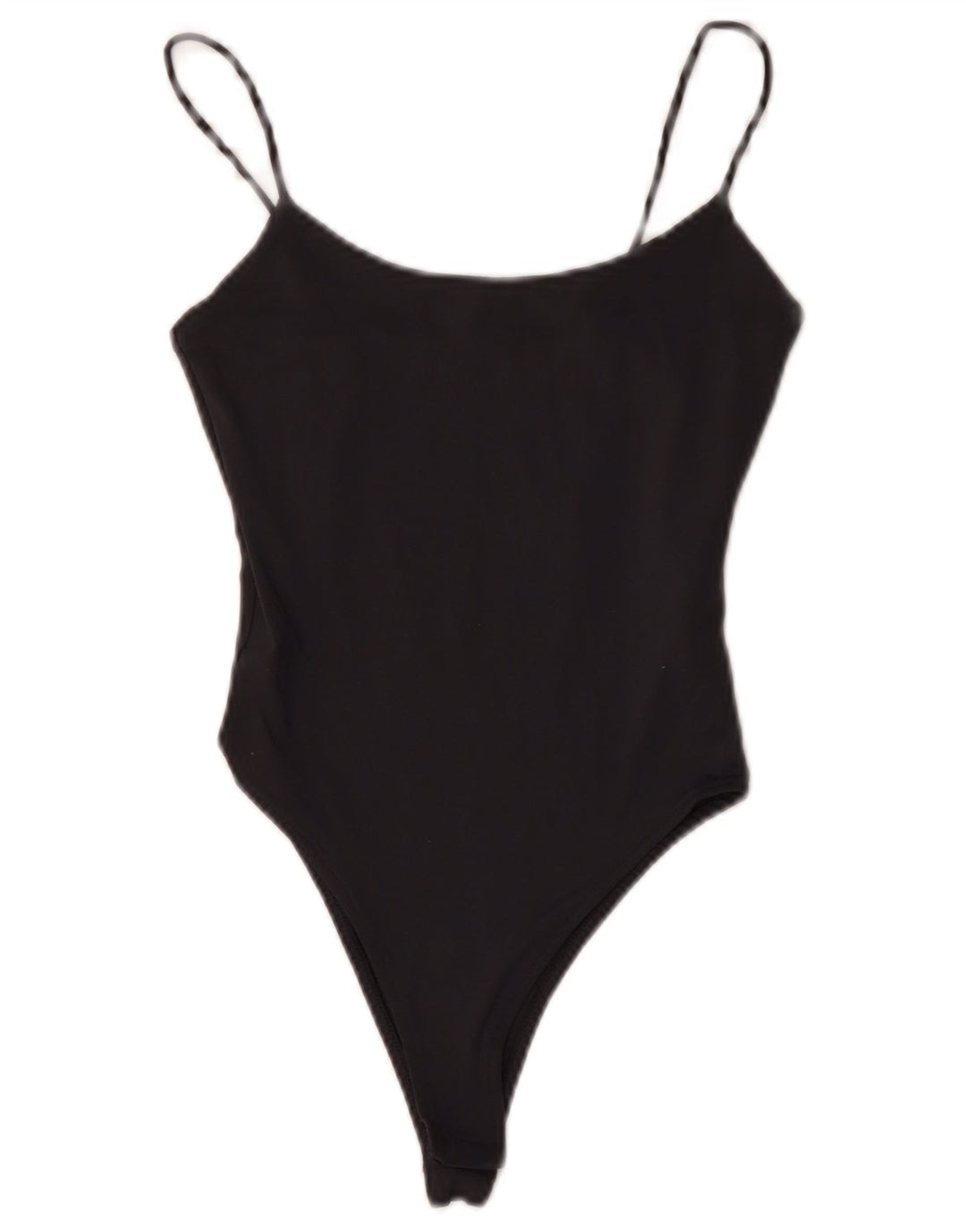 ZARA Womens Crop Sleeveless Bodysuit UK 8 Small Grey Polyamide