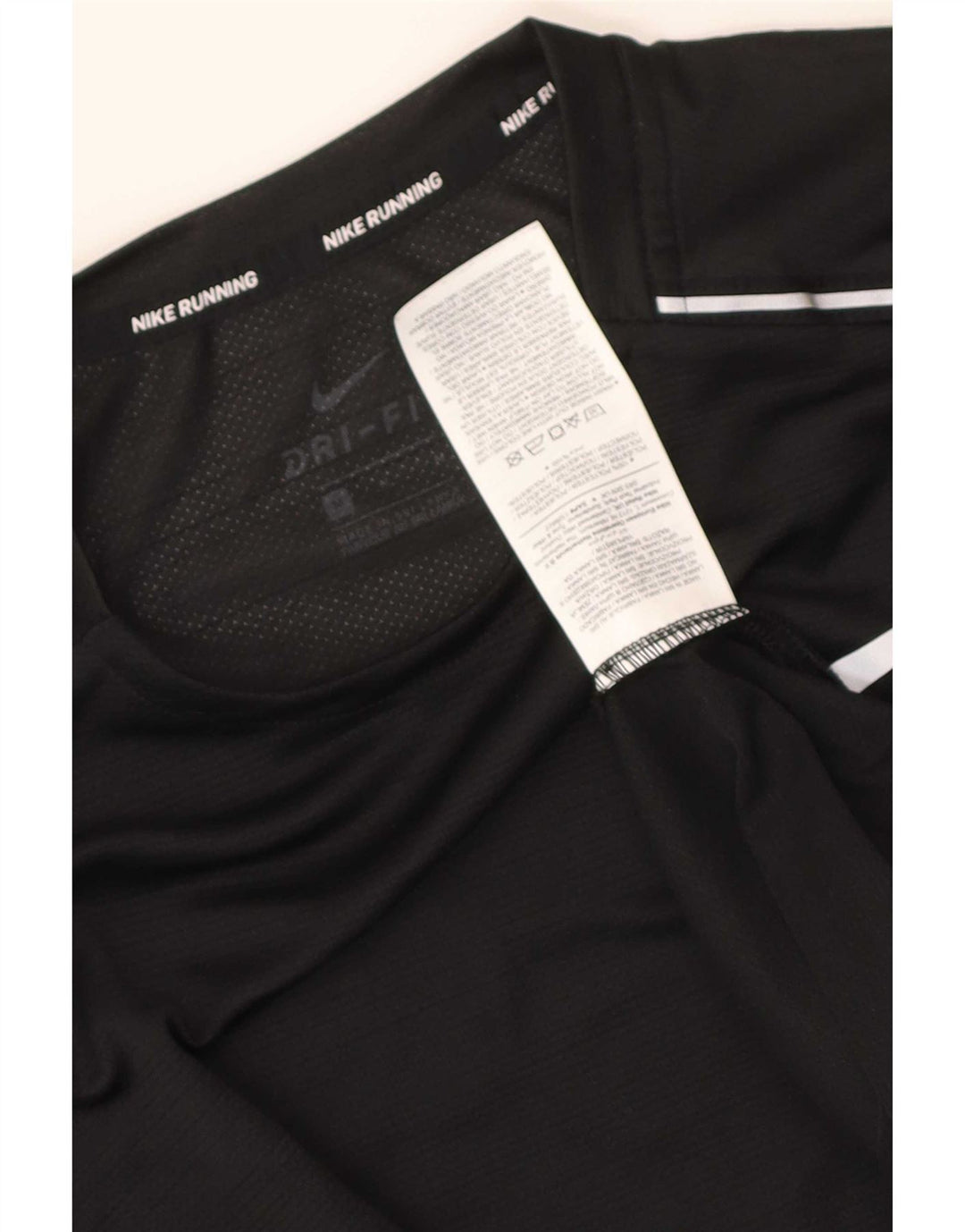 Camiseta Nike Dri Fit para hombre Top Medium Black Poliéster