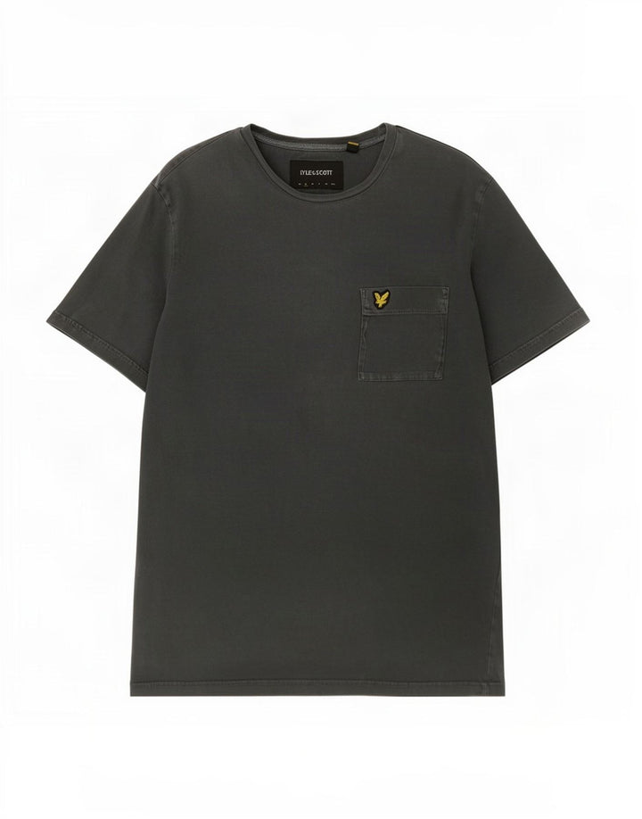 Lyle & Scott - Camiseta para hombre, talla pequeña, algodón gris