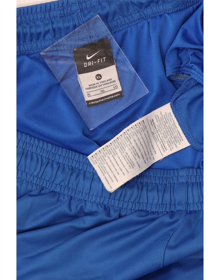 NIKE Pantalones cortos deportivos Dri Fit para hombre XL Poliéster azul