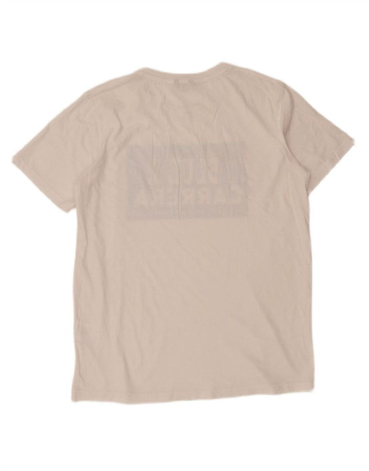 CARRERA Mens Regular Graphic T-Shirt Top XL White Cotton
