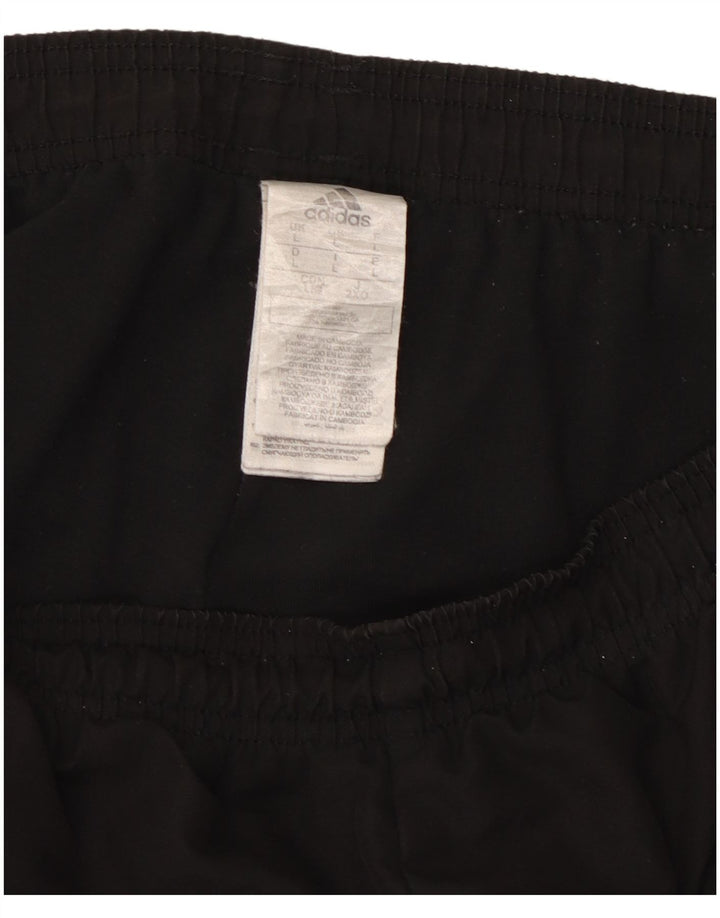 ADIDAS Hombre Chándal Pantalones Joggers Grande Negro Poliéster