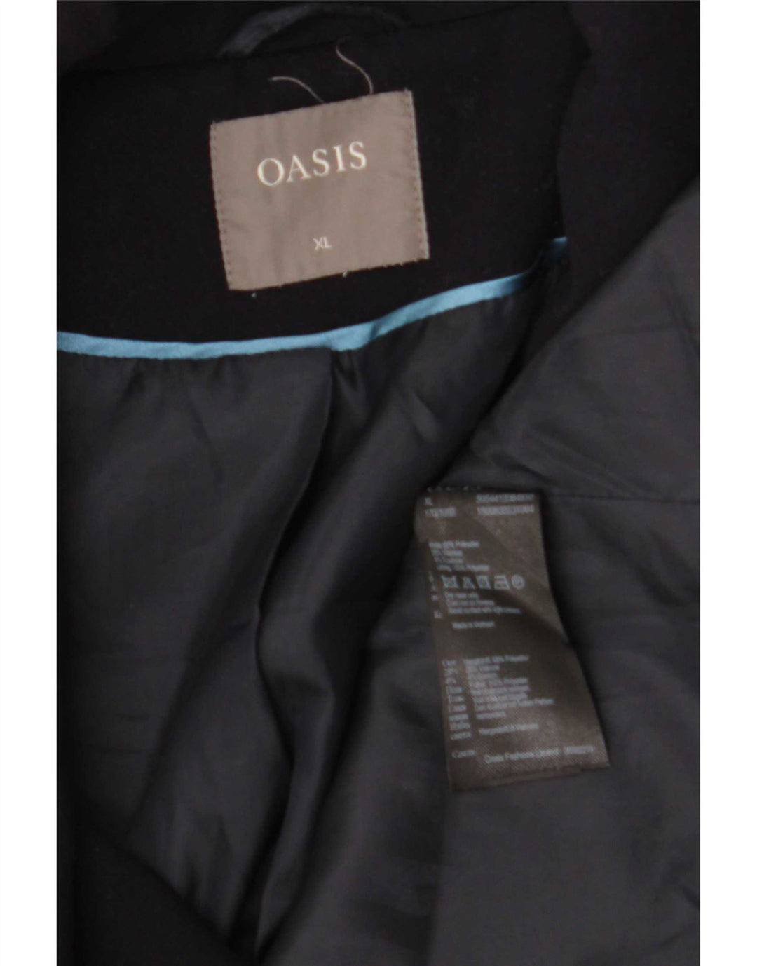 Abrigo Oasis para mujer ES 40 XL Poliéster azul marino