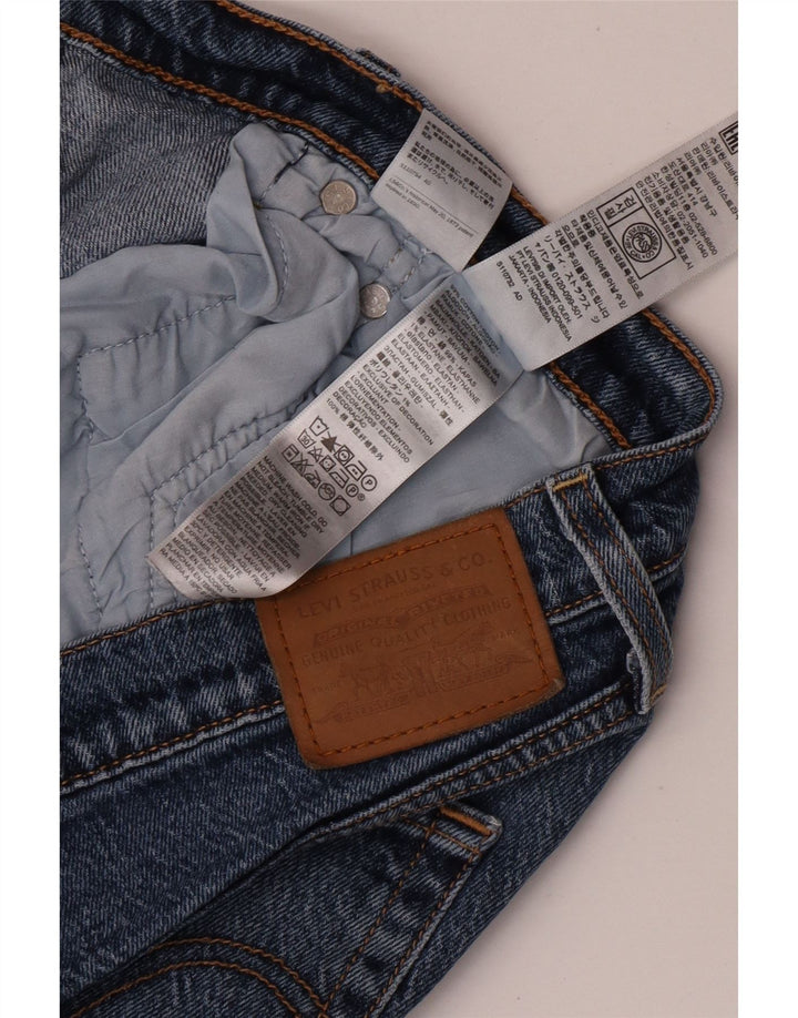 Vaqueros Levi's Ribcage Rectos Mujer W32 L29 Algodón Azul