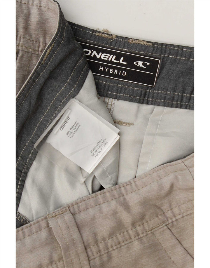 O'Neill Pantalones cortos cargo para hombre W36 Poliéster beige grande