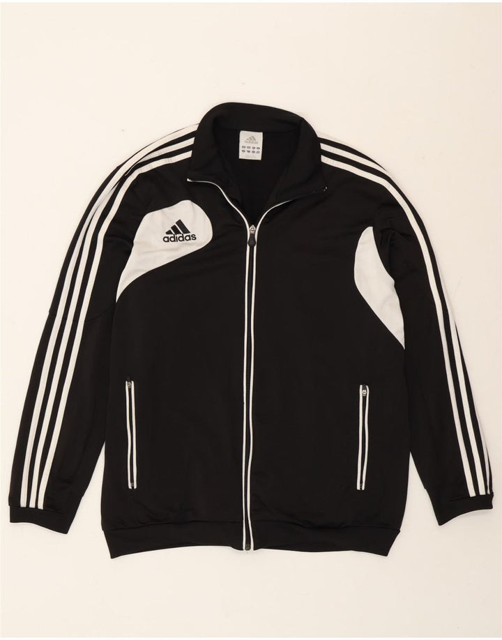 Adidas - Chaqueta de chándal para hombre, talla 42/44, poliéster color negro grande
