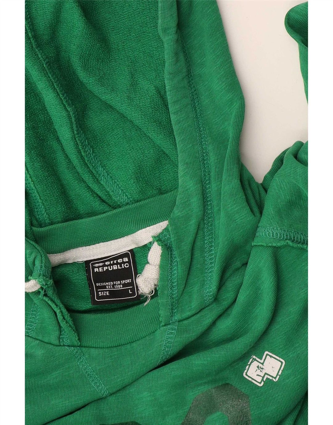 ERREA Jersey con capucha gráfico para hombre verde grande