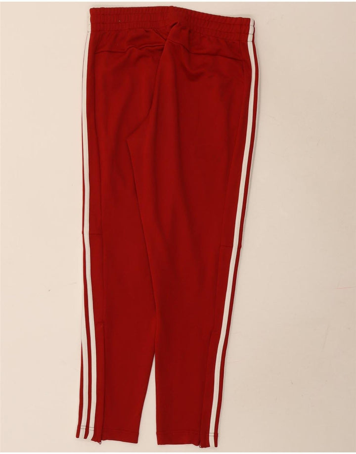 Adidas Pantalones de Chándal para Mujer UK 12/14 Medio Rojo Poliéster