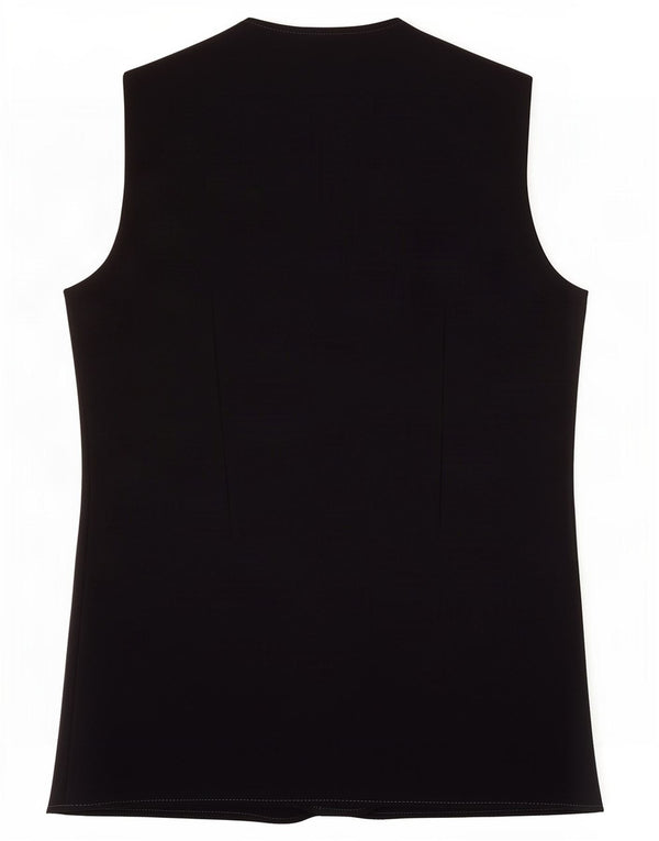 Chaleco vintage para mujer IT 44 Azul marino medio