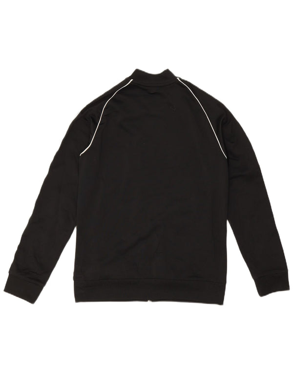 Adidas Chaqueta de chándal para niño 12-13 años Negro Poliéster