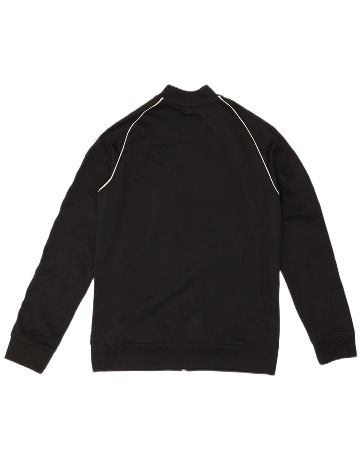Adidas Chaqueta de chándal para niño 12-13 años Negro Poliéster