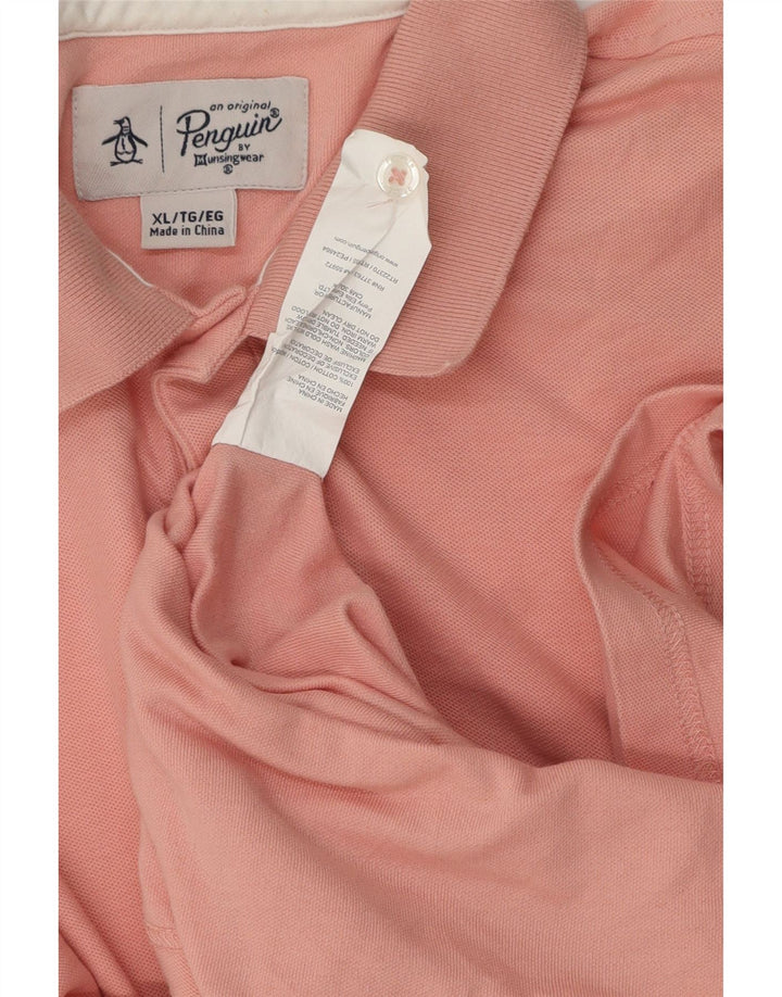 Polo Penguin Hombre XL Algodón Rosa
