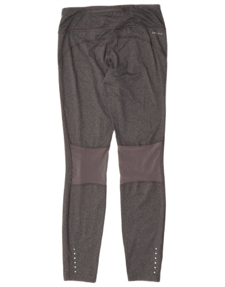 Nike Leggings Dri Fit para mujer UK 10 Pequeño Gris Poliéster