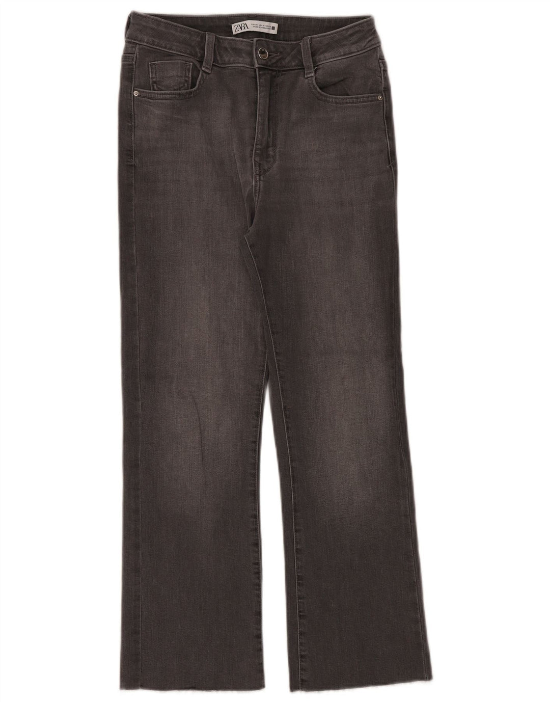Zara Vaqueros Bootcut Mujer EU 36 XS W26 L26 Gris