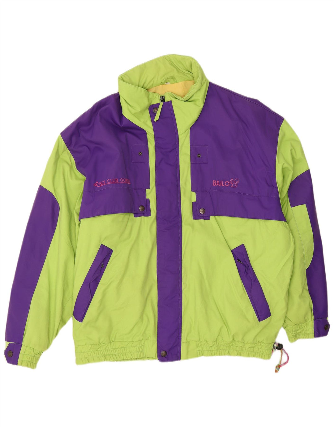 Bailo Chaqueta de esquí para hombre IT 54 2XL Verde Colorblock