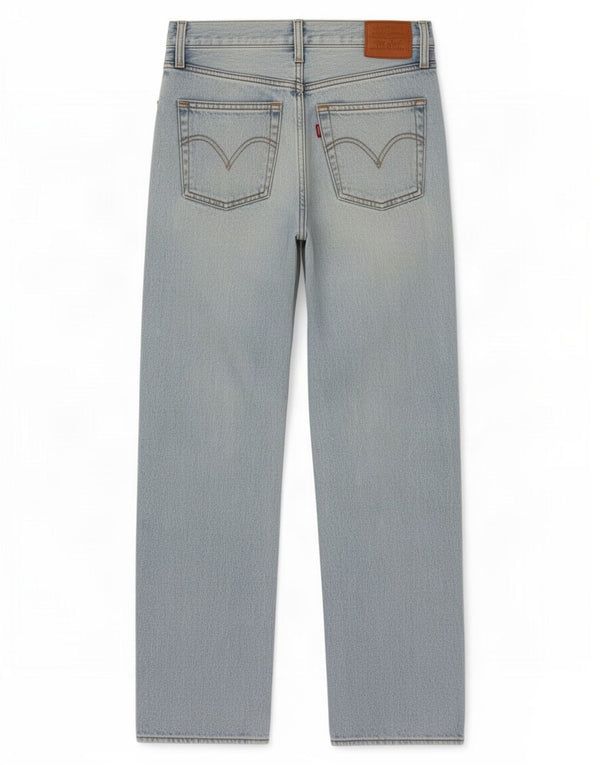 Levi's Vaqueros Sueltos De Tiro Alto Ribcage Para Mujer W27 L29 Algodón Azul