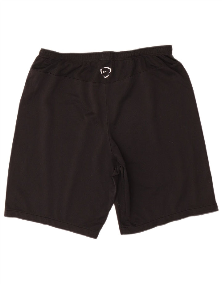 Pantalones cortos deportivos Nike Dri Fit para hombre Poliéster color block negro mediano