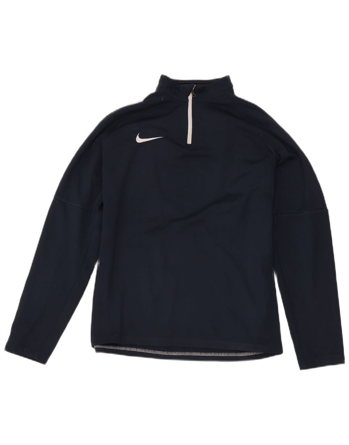 Nike Boys Dri Fit Jersey Chándal Top 13-14 años XL Azul Marino