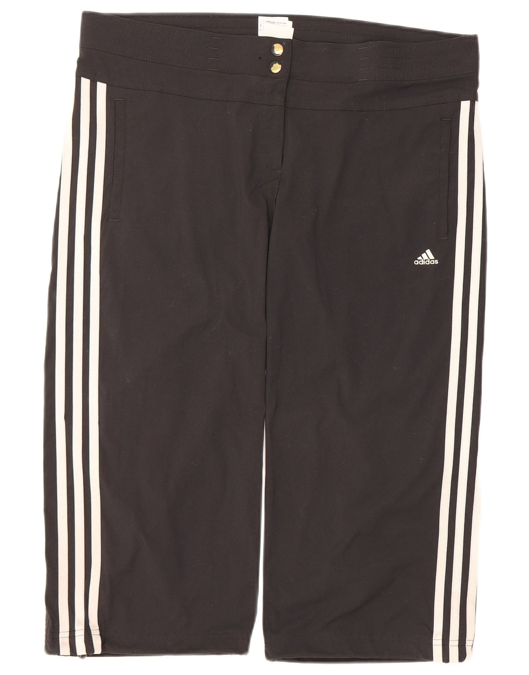 ADIDAS Pantalones cortos deportivos Climalite Bermuda para mujer UK 14 Mediano Negro Poliamida
