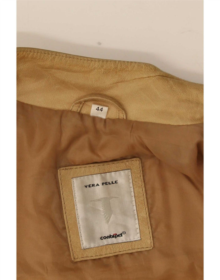 Chaqueta de cuero para mujer Conbipel IT 44 Beige medio