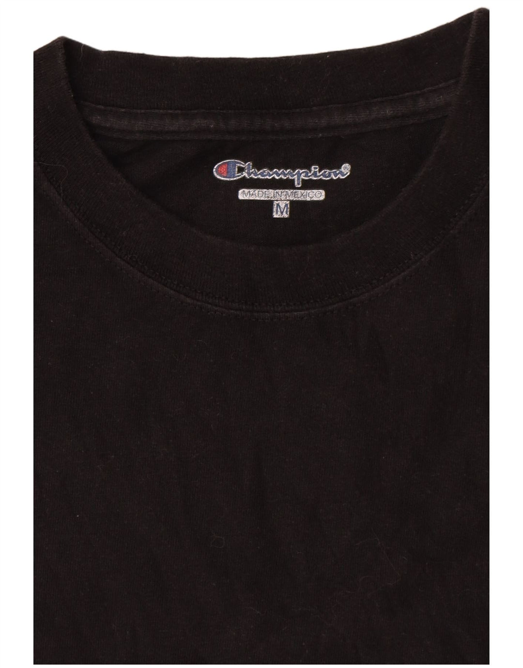 Champion Camiseta Hombre Top Medium Negro Algodón