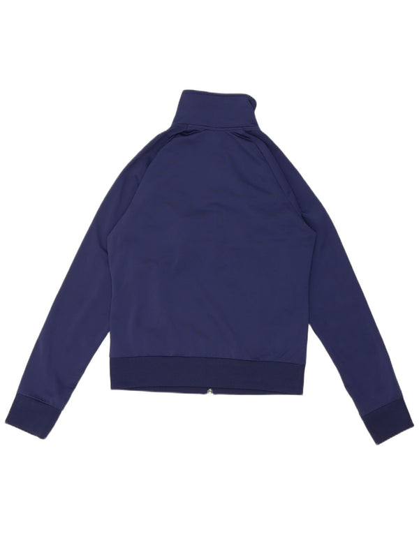 Puma Mujer Chándal Top Chaqueta UK 12 Medio Azul Marino