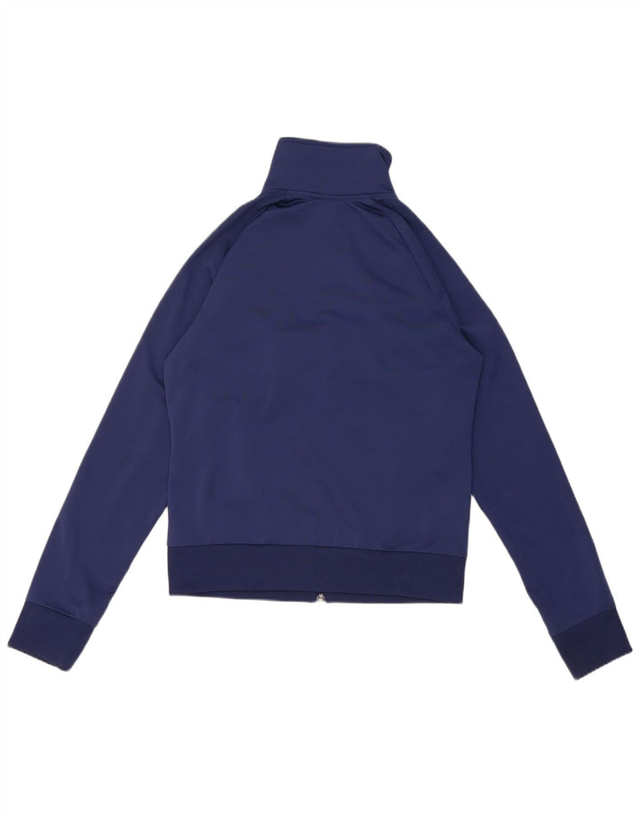 Puma Mujer Chándal Top Chaqueta UK 12 Medio Azul Marino