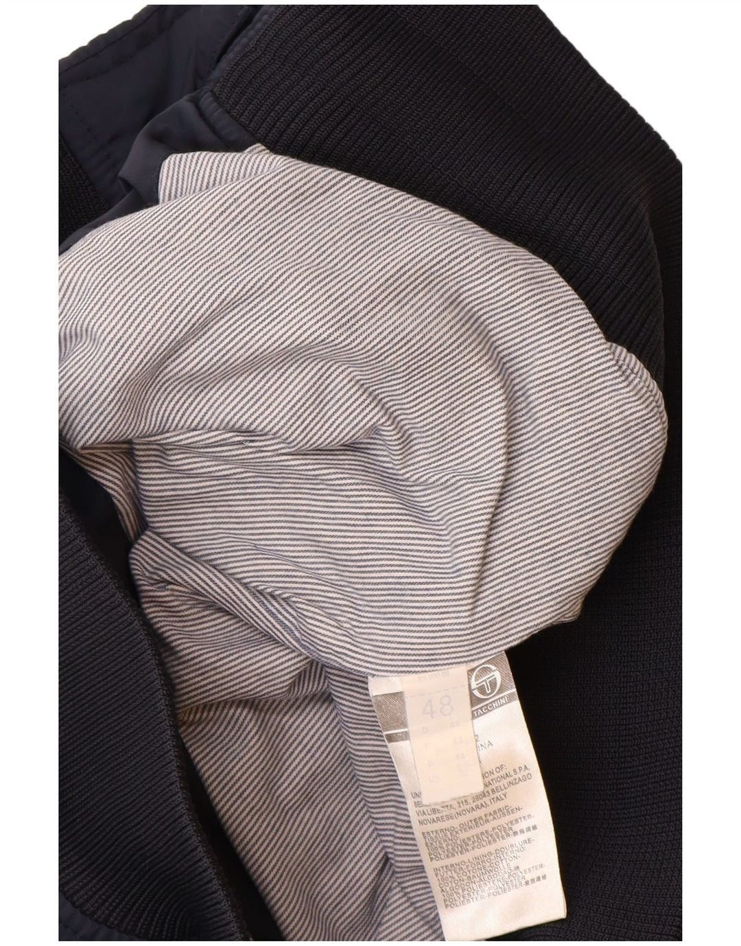 SERGIO TACCHINI Chaqueta bomber para hombre IT 48 Poliéster azul marino medio