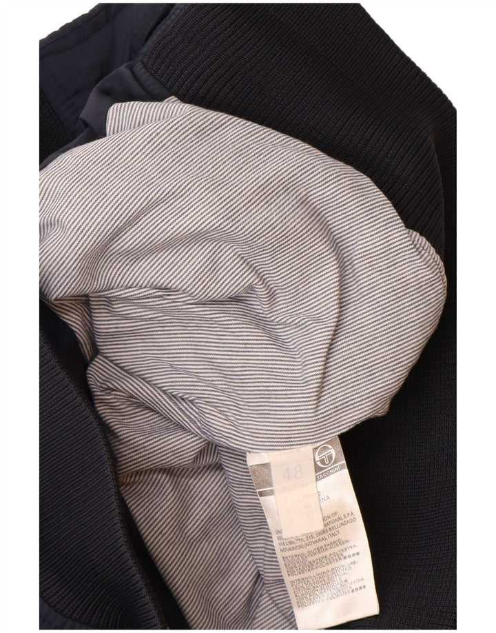 SERGIO TACCHINI Chaqueta bomber para hombre IT 48 Poliéster azul marino medio