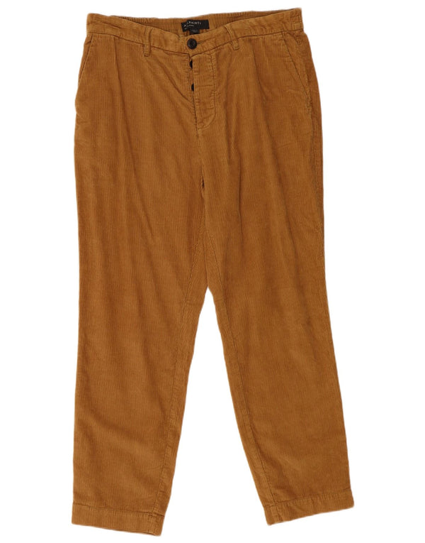 All Saints Pantalones de pana ajustados para hombre W34 L28 Algodón beige