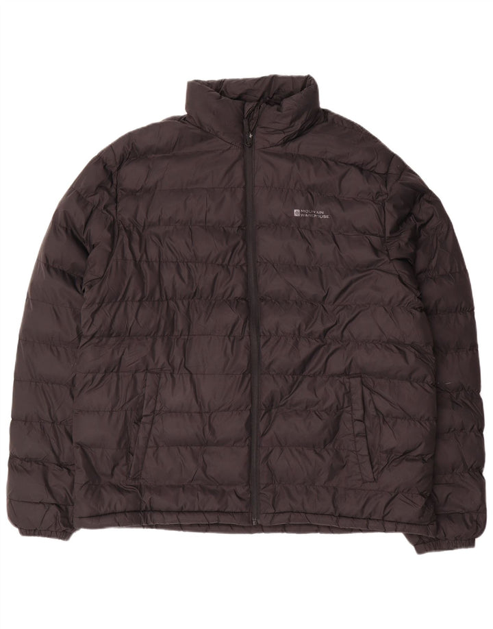 Chaqueta acolchada para hombre Mountain Warehouse UK 42 XL Nylon negro
