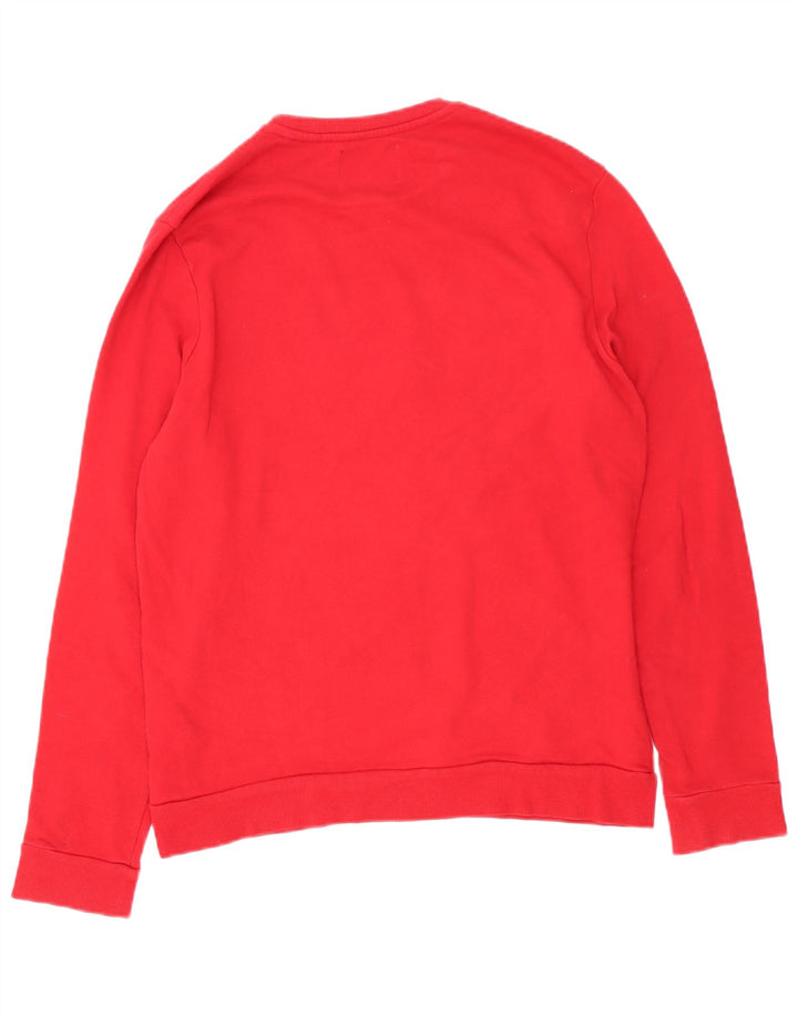 Guess Sudadera Gráfica Jumper Medium Rojo Algodón |