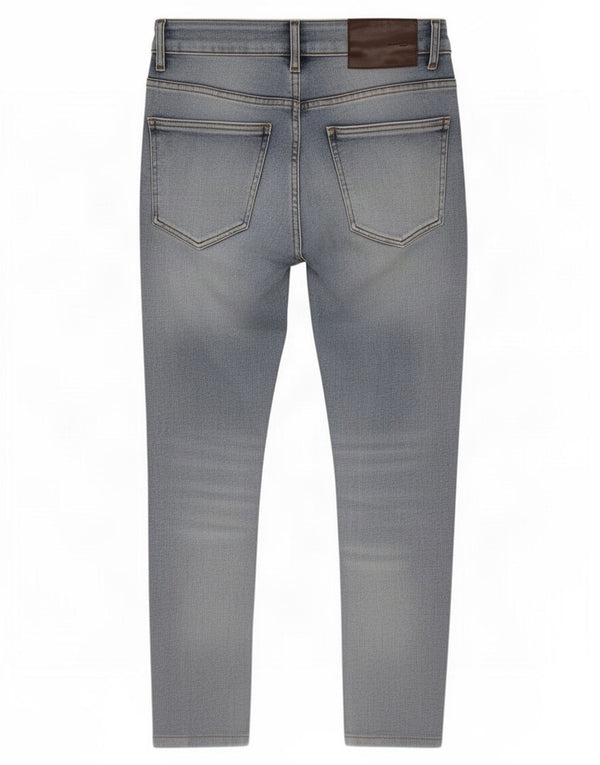 Zara Mens Skinny Cropped Jeans EU 40 Medium W31 L25 Algodón Azul