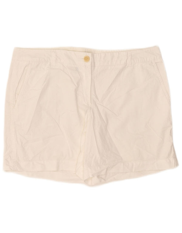 Marina Yachting Pantalones cortos chinos para mujer IT 46 Large W34 Algodón blanco